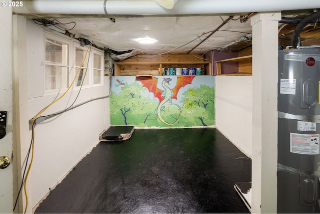 54 W 31st Ave, Eugene, OR 97405 - unfinished basement with electric water heater