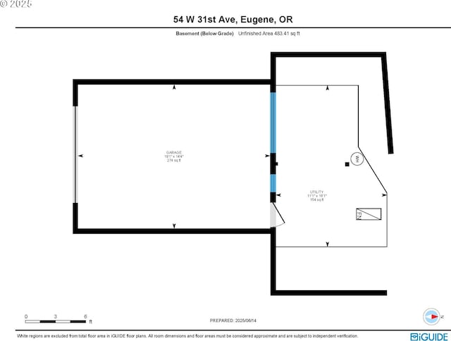 54 W 31st Ave, Eugene, OR 97405 - view of room layout