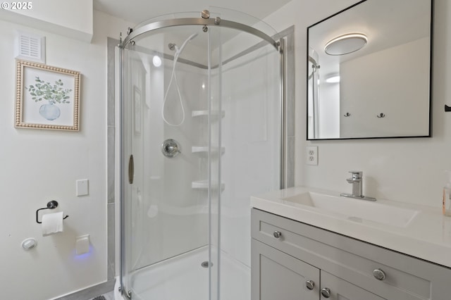 1710 SE 42nd Ave, Portland, OR 97215 - full bathroom featuring vanity and a shower stall