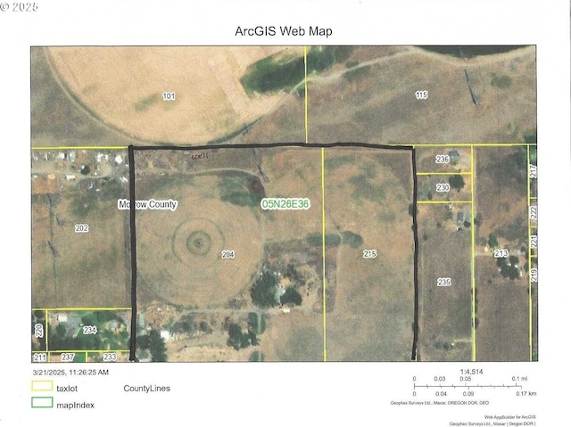 75595 Depot Ln, Irrigon, OR 97844 - aerial view of property's location