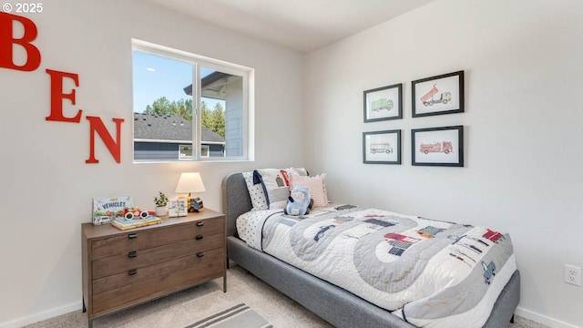 3422 SW Hartley Ave, Gresham, OR 97080 - bedroom featuring light colored carpet and baseboards
