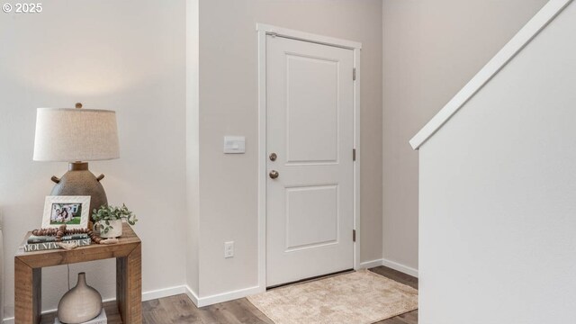 3422 SW Hartley Ave, Gresham, OR 97080 - foyer with wood finished floors and baseboards