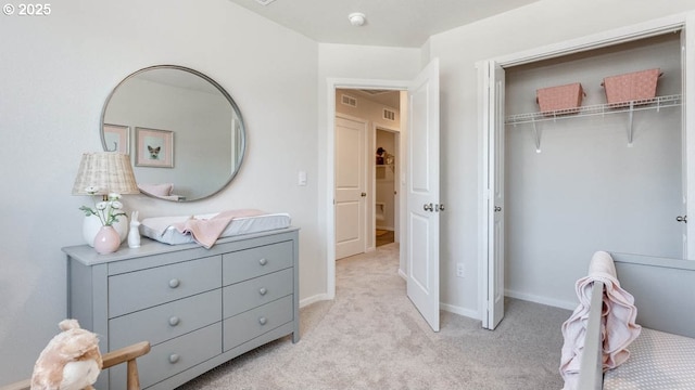 3422 SW Hartley Ave, Gresham, OR 97080 - bedroom featuring light colored carpet and a closet