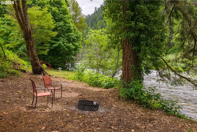 12785 Sutherland Rd, Swisshome, OR 97480 - view of yard featuring a view of trees