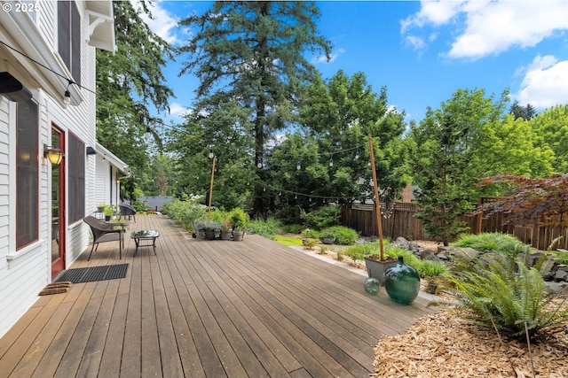 12624 SW 22nd Ave, Lake Oswego, OR 97034 - deck with view of wooded area