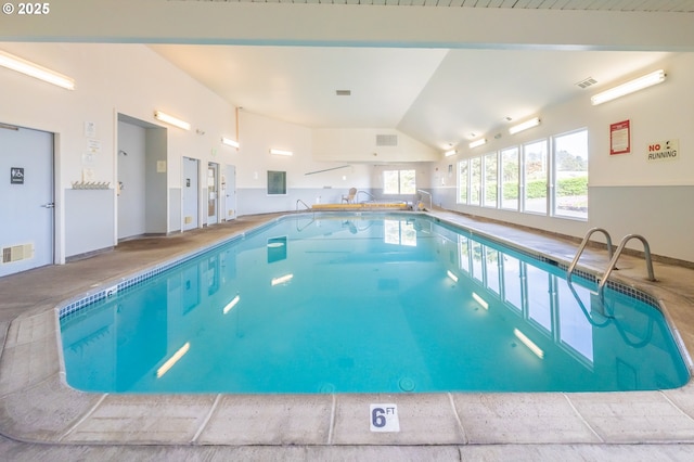 view of indoor pool