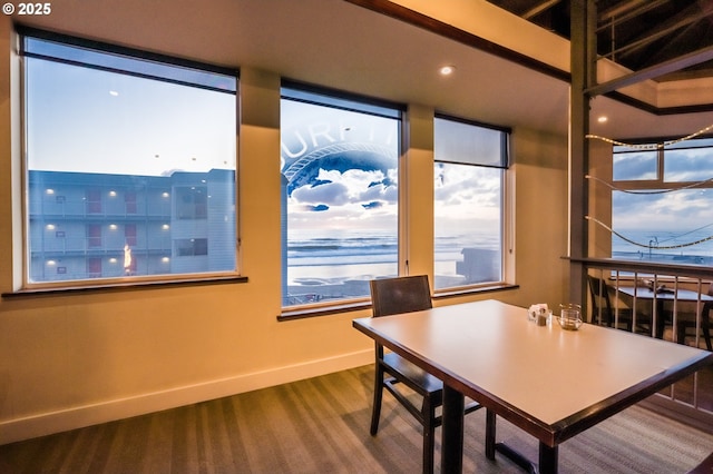 dining room featuring baseboards