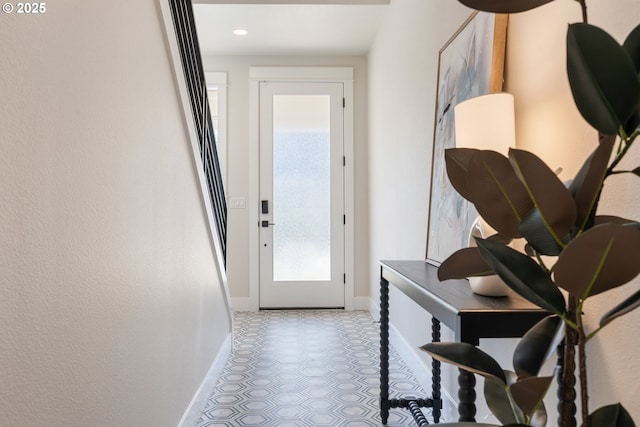 15174 SW 164th Ave Unit L12, Tigard, OR 97224 - doorway featuring baseboards and tile patterned floors