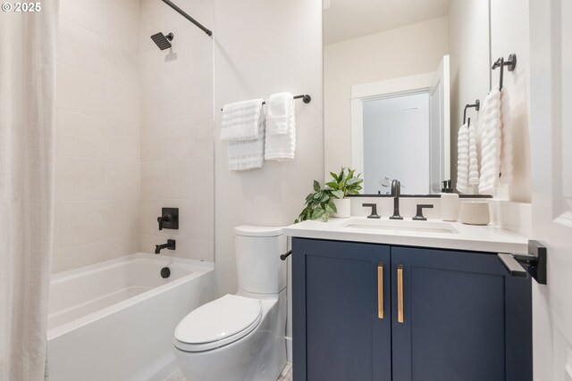 15174 SW 164th Ave Unit L12, Tigard, OR 97224 - full bathroom featuring shower / bathtub combination with curtain, toilet, and vanity
