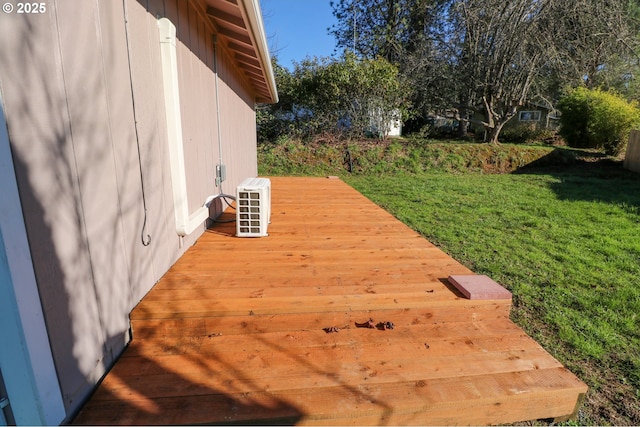 exterior space with a wooden deck