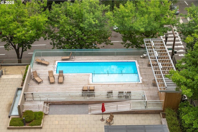 community pool featuring a patio