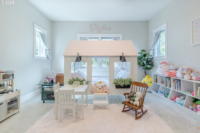 32568 Deberry Rd, Creswell, OR 97426 - living area with carpet flooring, plenty of natural light, and baseboards