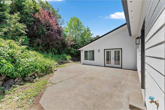 586 11th Ave, Coos Bay, OR 97420 - view of patio featuring french doors