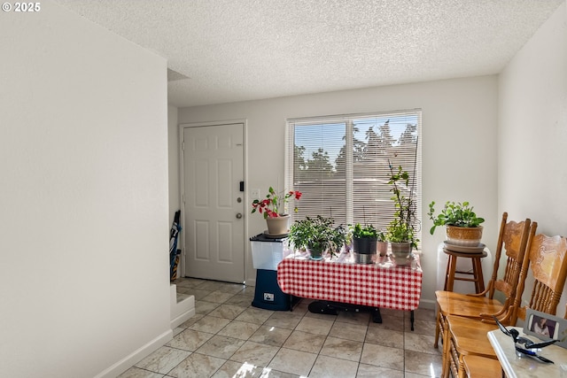 1720 17th St, Springfield, OR 97477 - entrance foyer featuring a textured ceiling and light tile patterned floors