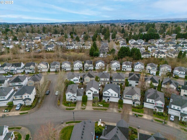 birds eye view of property featuring a residential view