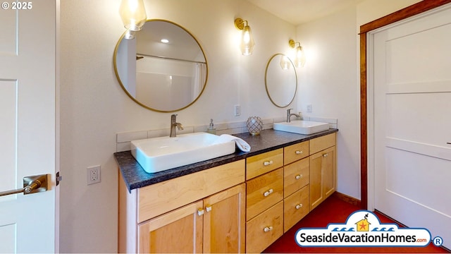 1560 S Edgewood St, Seaside, OR 97138 - bathroom with double vanity