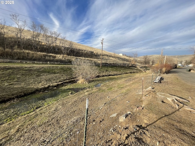 exterior space featuring a rural view