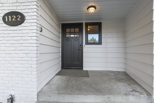 view of property entrance