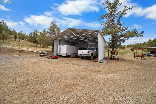 33817 Gage Rd, Mitchell, OR 97750 - view of outbuilding with a carport