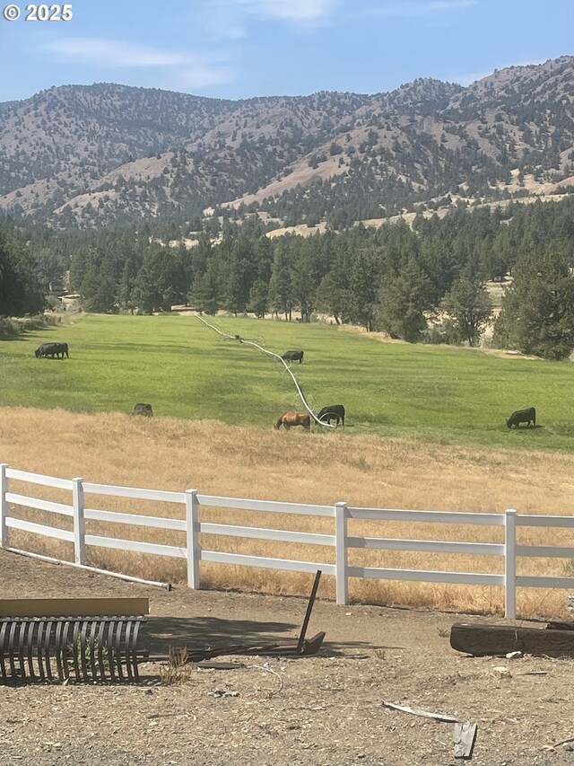 33817 Gage Rd, Mitchell, OR 97750 - view of mountain background featuring rural landscape and agricultural land