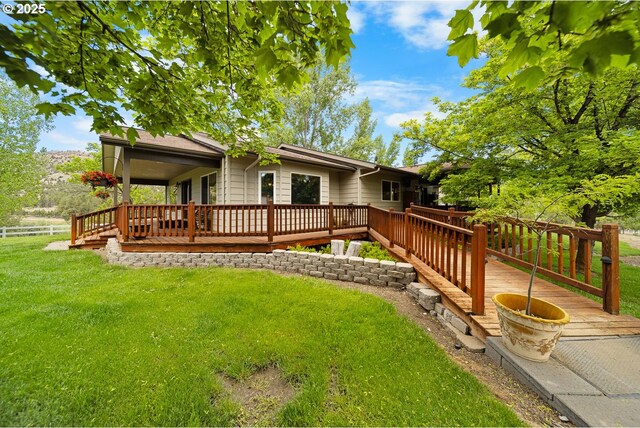 33817 Gage Rd, Mitchell, OR 97750 - view of deck