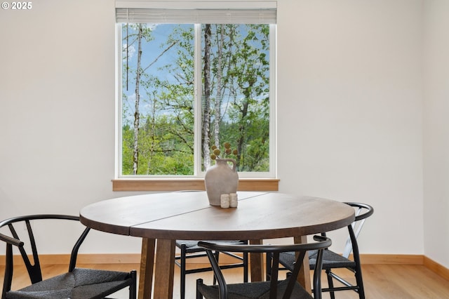 16000 NE Grantham Rd, Amboy, WA 98601 - dining area with baseboards and light wood-type flooring