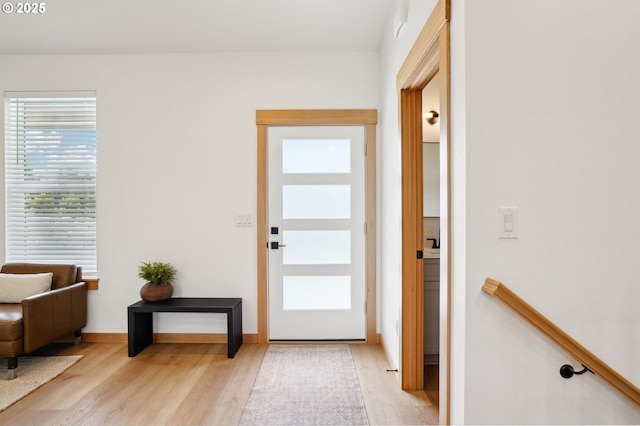 16000 NE Grantham Rd, Amboy, WA 98601 - entryway with light wood finished floors and baseboards