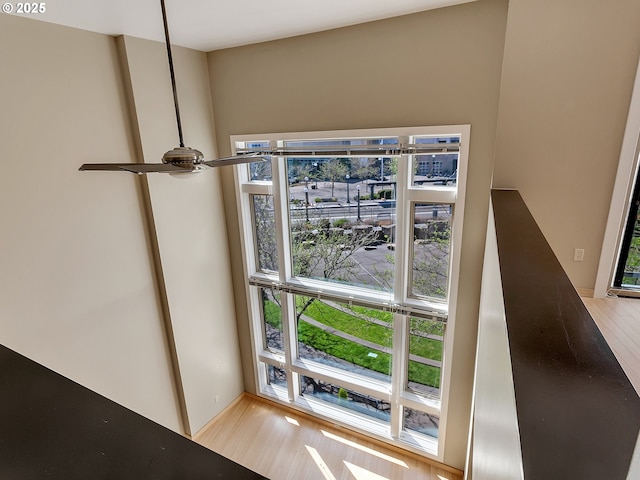 12600 SW Crescent St Unit 219, Beaverton, OR 97005 - room details with ceiling fan and wood finished floors