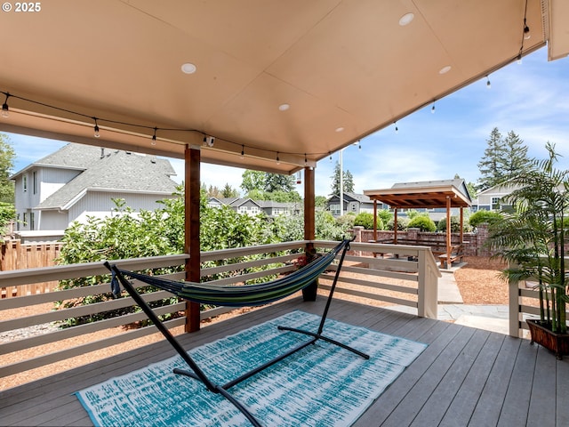 7913 SW Leiser Ln, Portland, OR 97224 - view of wooden terrace