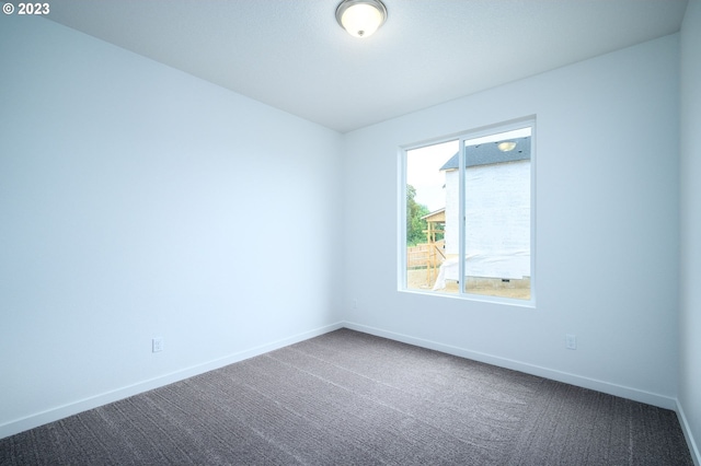 spare room featuring carpet