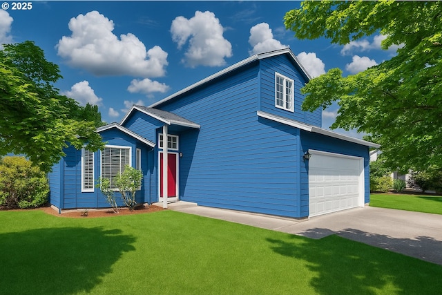 1819 SE 173rd Ave, Vancouver, WA 98683 - view of front of house featuring a front lawn, a garage, and driveway