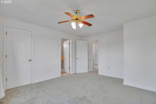 1819 SE 173rd Ave, Vancouver, WA 98683 - unfurnished bedroom featuring carpet, baseboards, connected bathroom, and a ceiling fan