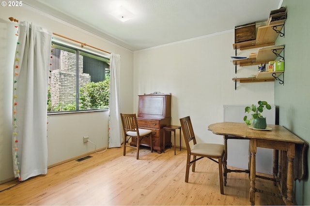 19985 SW Carlin Blvd, Beaverton, OR 97078 - sitting room featuring light wood-type flooring and crown molding