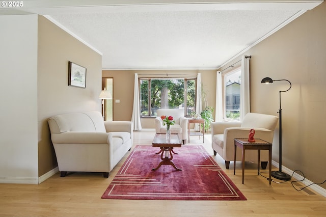 19985 SW Carlin Blvd, Beaverton, OR 97078 - living area featuring crown molding and wood finished floors