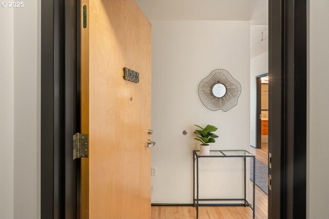 333 NW 9th Ave Unit 1323, Portland, OR 97209 - hall featuring light wood finished floors