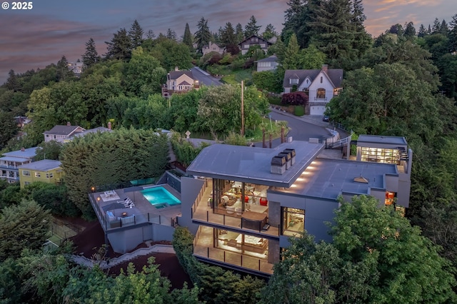 1551 SW Upper Hall St, Portland, OR 97201 - bird's eye view