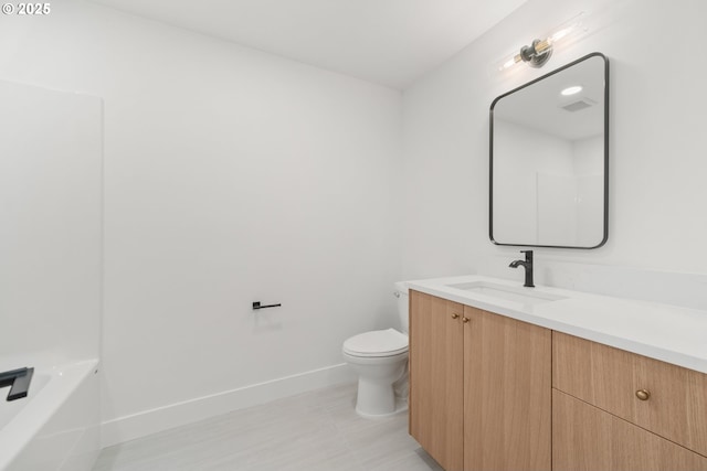 619 E Heintz St, Molalla, OR 97038 - full bathroom with vanity, tile patterned flooring, and a tub