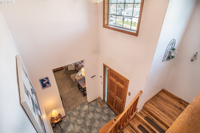 entrance foyer with visible vents