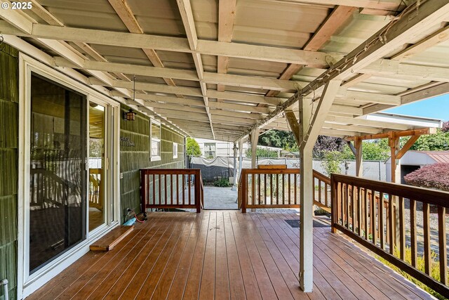 1052 Shamrock Dr SE, Salem, OR 97302 - view of wooden deck