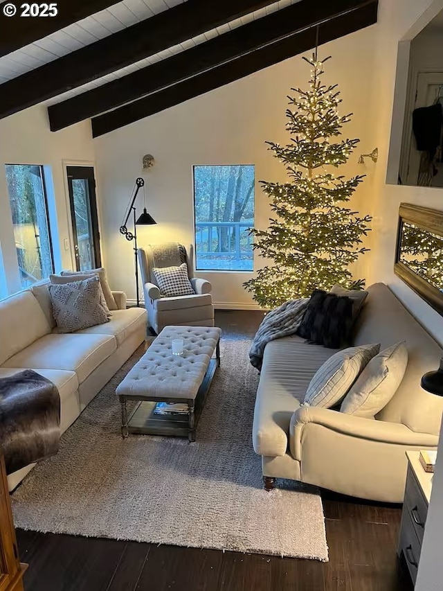 3484634844 Matthews Rd, Eugene, OR 97405 - living area with dark wood-style floors