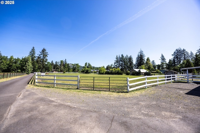 3484634844 Matthews Rd, Eugene, OR 97405 - view of asphalt road with a view of rural / pastoral area