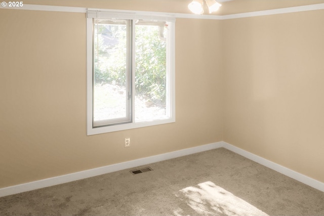 18581 Timbergrove Ct, Lake Oswego, OR 97035 - carpeted spare room featuring baseboards and healthy amount of natural light