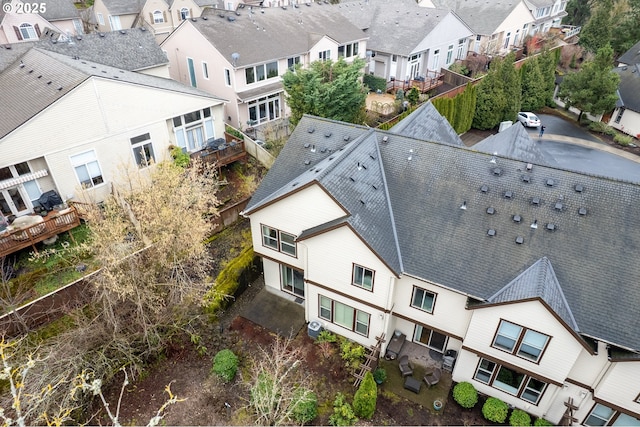 drone / aerial view featuring a residential view