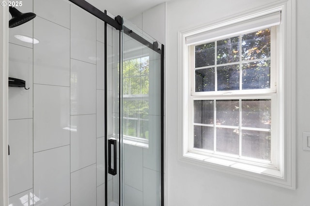 3840 NW Loy Ct, Portland, OR 97229 - bathroom with a stall shower