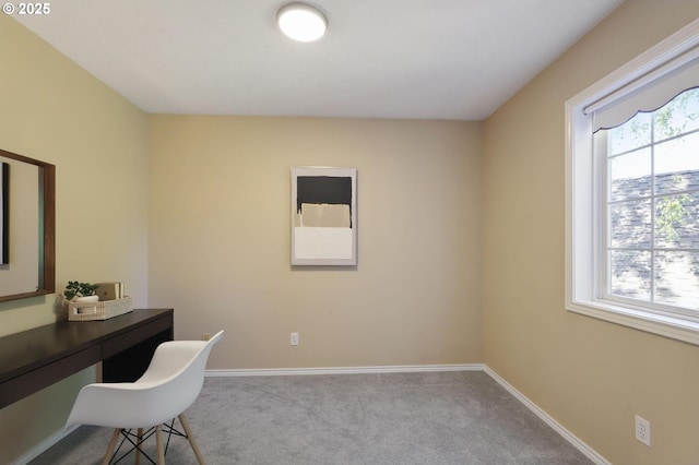 3840 NW Loy Ct, Portland, OR 97229 - carpeted home office with baseboards