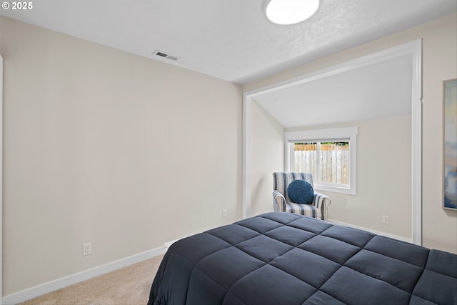 1331 NE Dallas St, Camas, WA 98607 - carpeted bedroom featuring baseboards and lofted ceiling