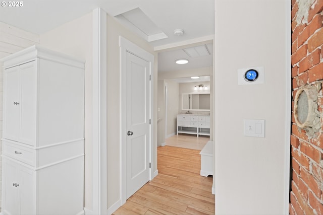 1331 NE Dallas St, Camas, WA 98607 - corridor featuring light wood-style floors and baseboards