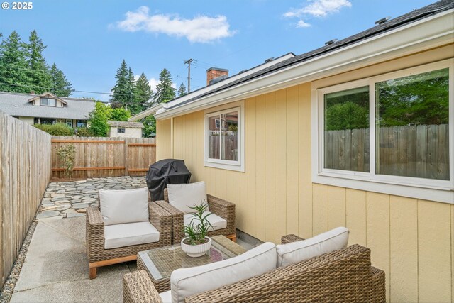 1331 NE Dallas St, Camas, WA 98607 - view of patio / terrace with grilling area and an outdoor living space