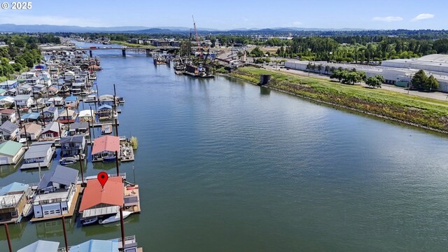 1879 N Jantzen Ave, Portland, OR 97217 - aerial view of a water and mountain view