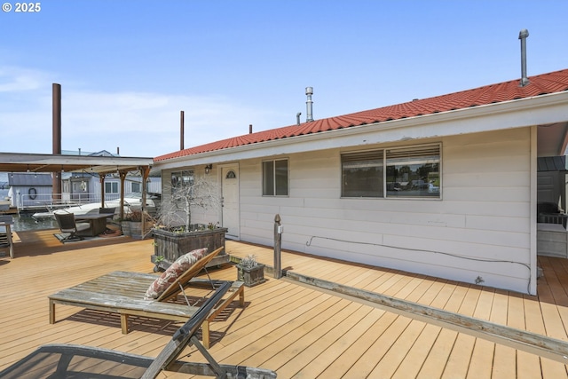 1879 N Jantzen Ave, Portland, OR 97217 - view of wooden terrace